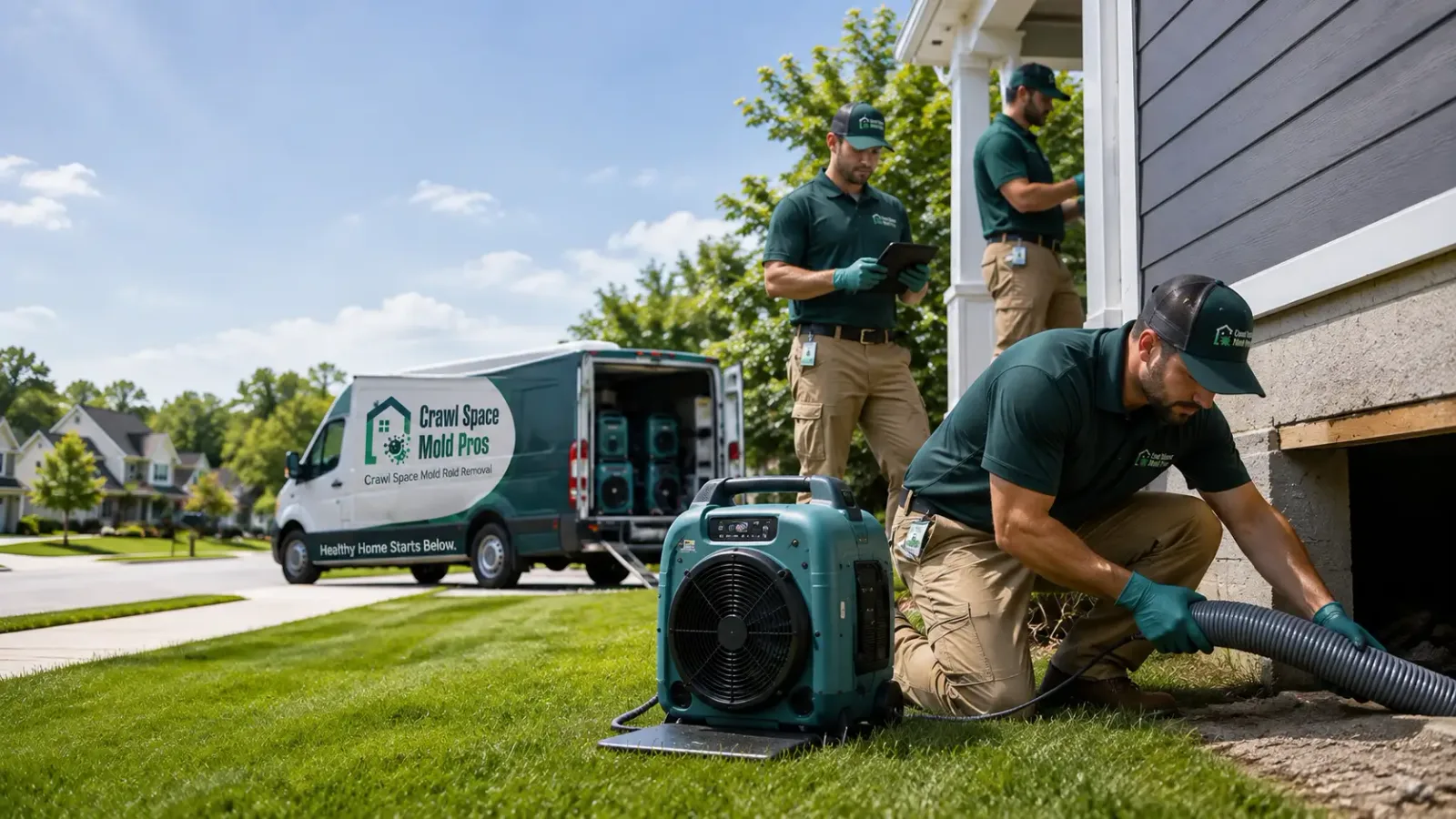 Crawl Space Mold Removal in Upperville, VA